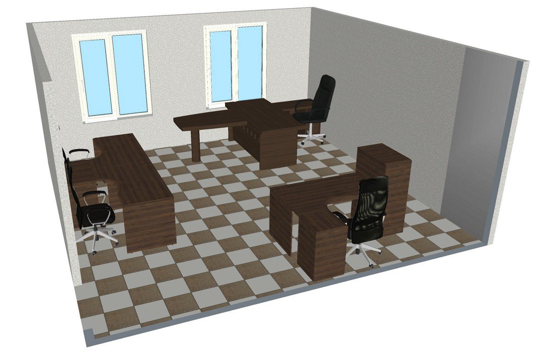 Мебель для кабинета Дуглас - вид 12