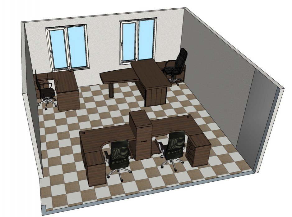 Мебель для кабинета Дуглас - вид 11